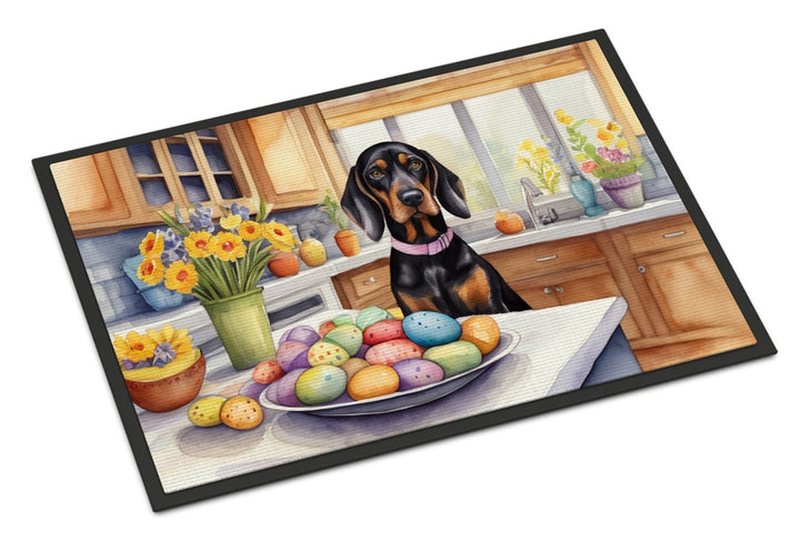 Decorating Easter Yorkshire Terrier Doormat Image 1