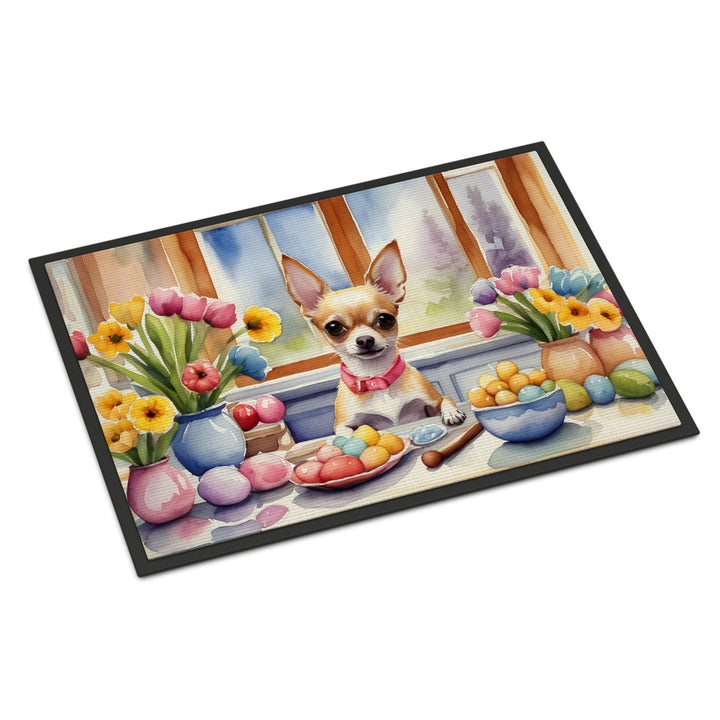 Decorating Easter Yorkshire Terrier Doormat Image 6