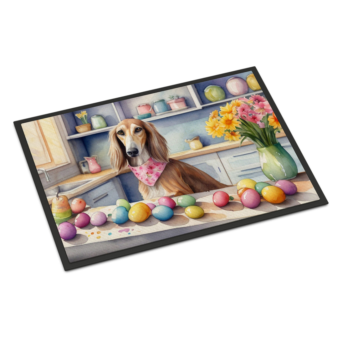 Decorating Easter Yorkshire Terrier Doormat Image 6