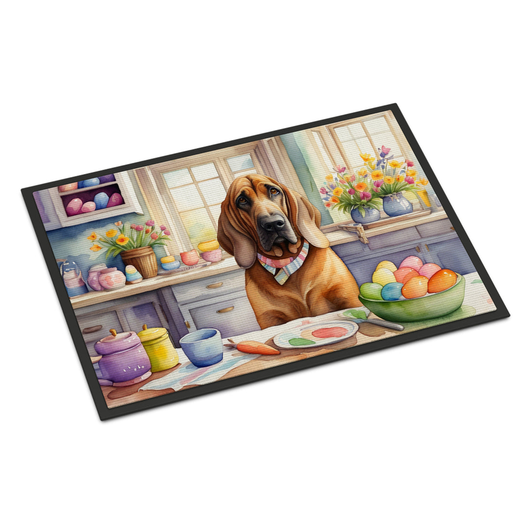 Decorating Easter Yorkshire Terrier Doormat Image 8