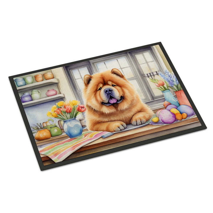 Decorating Easter Yorkshire Terrier Doormat Image 10