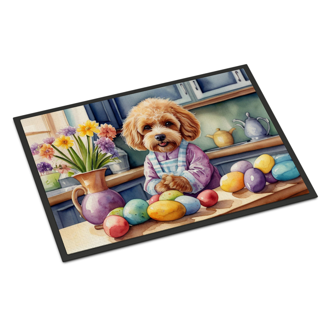 Decorating Easter Yorkshire Terrier Doormat Image 12