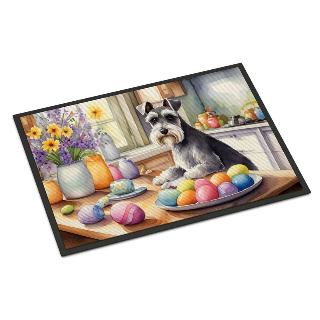 Decorating Easter Yorkshire Terrier Doormat Image 12