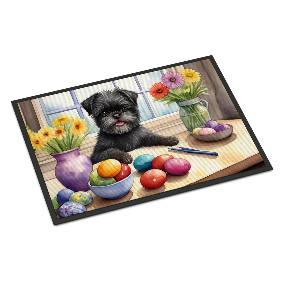 Decorating Easter Yorkshire Terrier Doormat Image 1