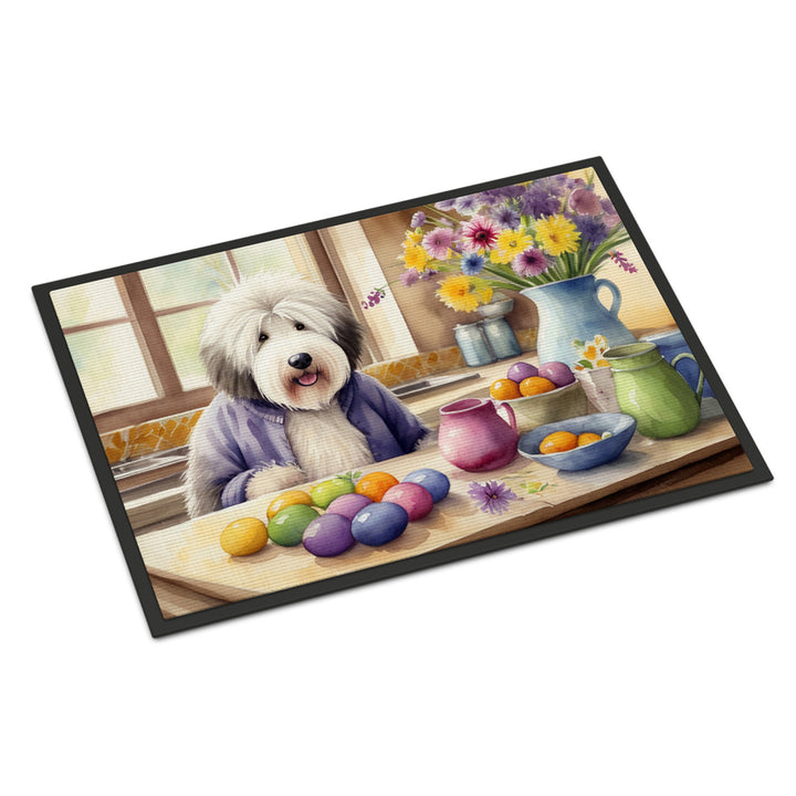 Decorating Easter Yorkshire Terrier Doormat Image 4