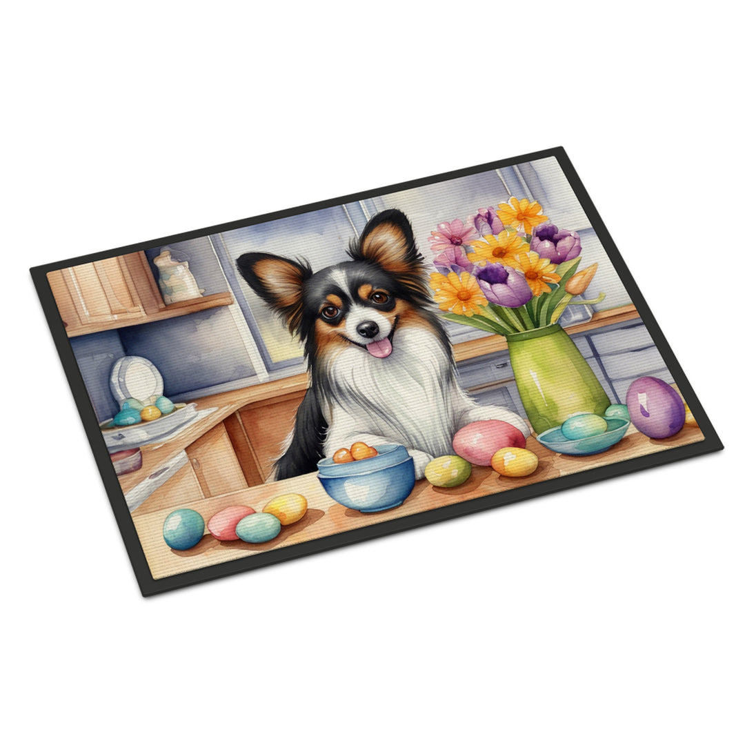 Decorating Easter Yorkshire Terrier Doormat Image 8