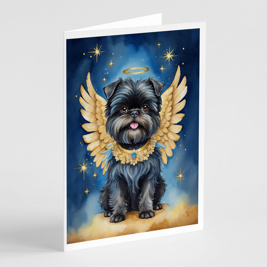 Yorkshire Terrier My Angel Greeting Cards Pack of 8 Image 1