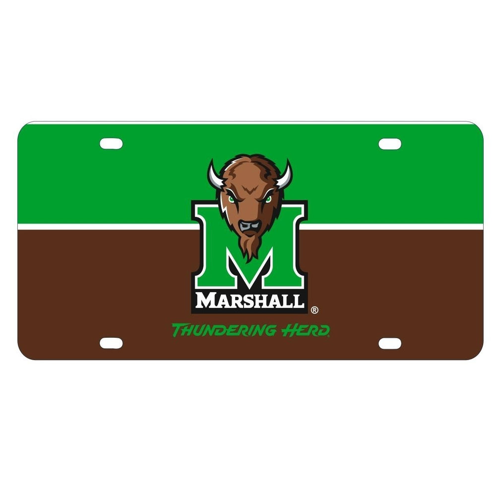 NCAA Marshall Thundering Herd Metal License Plate - Lightweight, Sturdy and Versatile Image 2