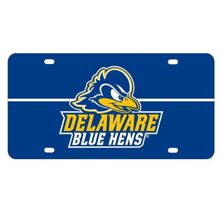 NCAA Delaware Blue Hens Metal License Plate - Lightweight, Sturdy and Versatile Image 2