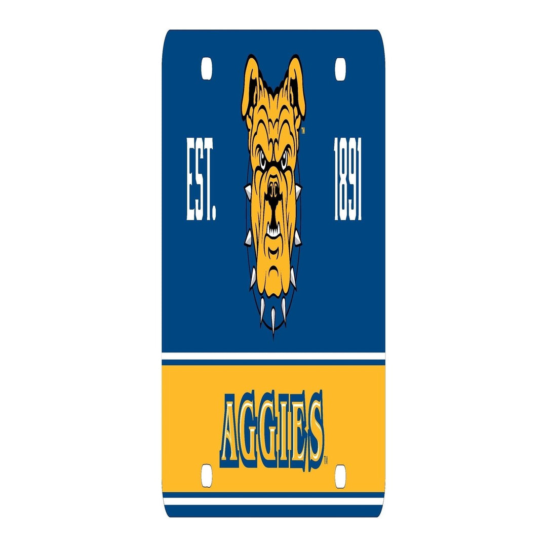 NCAA North Carolina AandT State Aggies Metal License Plate - Lightweight, Sturdy and Versatile Image 2