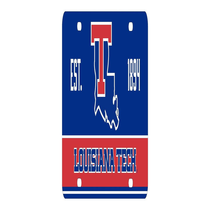 NCAA Louisiana Tech Bulldogs Metal License Plate - Lightweight, Sturdy and Versatile Image 2