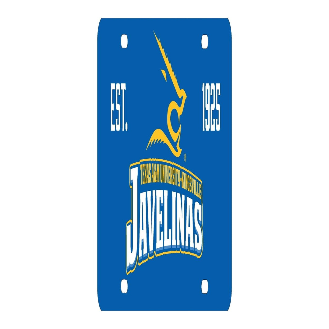 NCAA Texas AandM Kingsville Javelinas Metal License Plate - Lightweight, Sturdy and Versatile Image 2