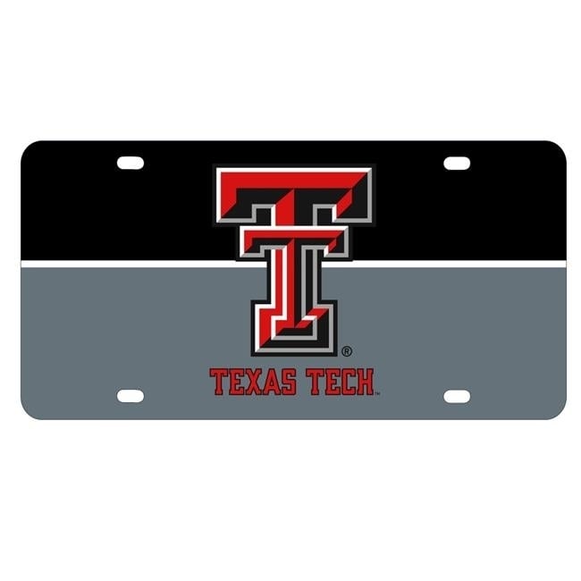 NCAA Texas Tech Red Raiders Metal License Plate - Lightweight, Sturdy and Versatile Image 2