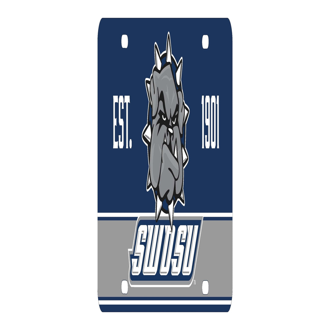 NCAA Southwestern Oklahoma State University Metal License Plate - Lightweight, Sturdy and Versatile Image 2