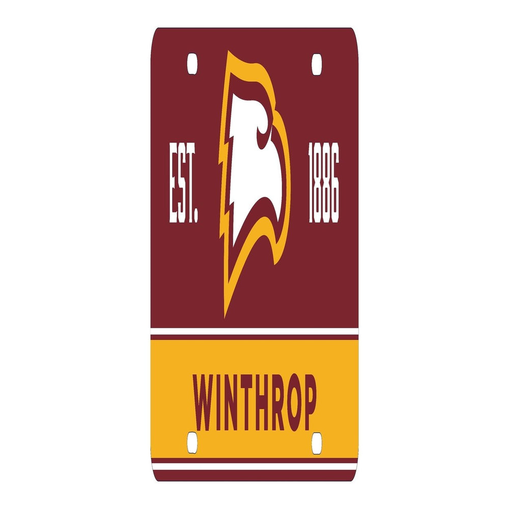 NCAA Winthrop University Metal License Plate - Lightweight, Sturdy and Versatile Image 2