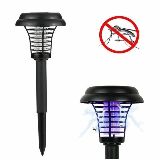 Solar LED Garden Pathway Light with Built-in Bug Zapper Image 3