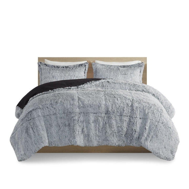 Gracie Mills Susie Contemporary Shaggy Long faux Comforter Set - GRACE-14335 Image 6