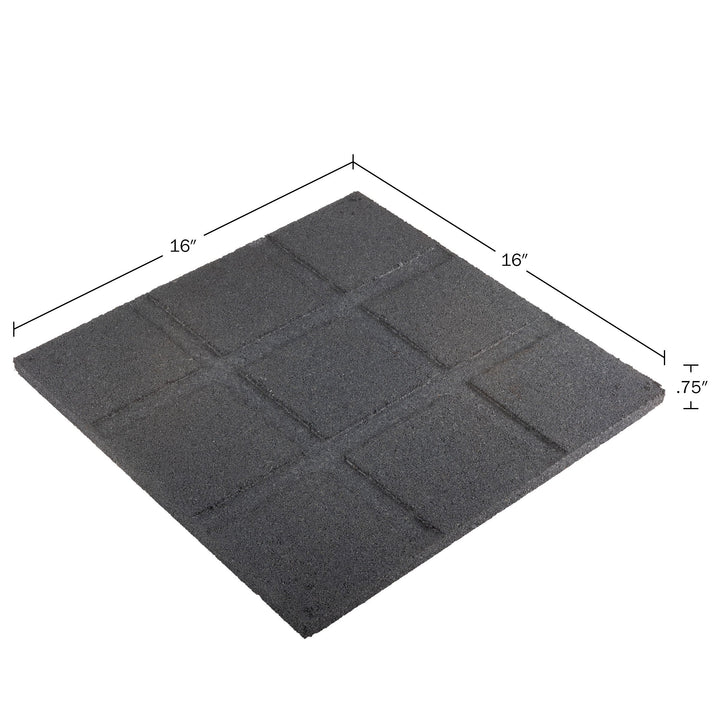 Deck Tiles 8-Pack - Dual-Sided Outdoor Flooring Tile - 28SQFT Rubber Pavers for Outside Patio, Garden Walkway, Balcony, Image 3
