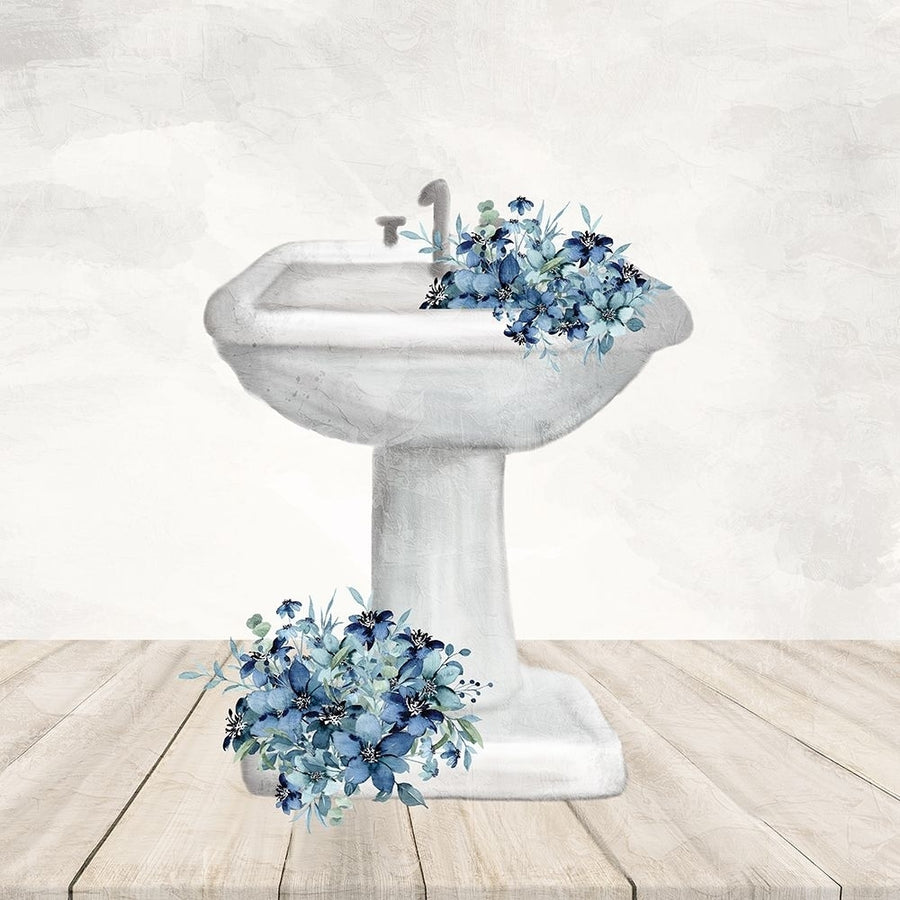 Blue Bath 3 Poster Print - Kimberly Allen-VARPDXKASQ3441C Image 1