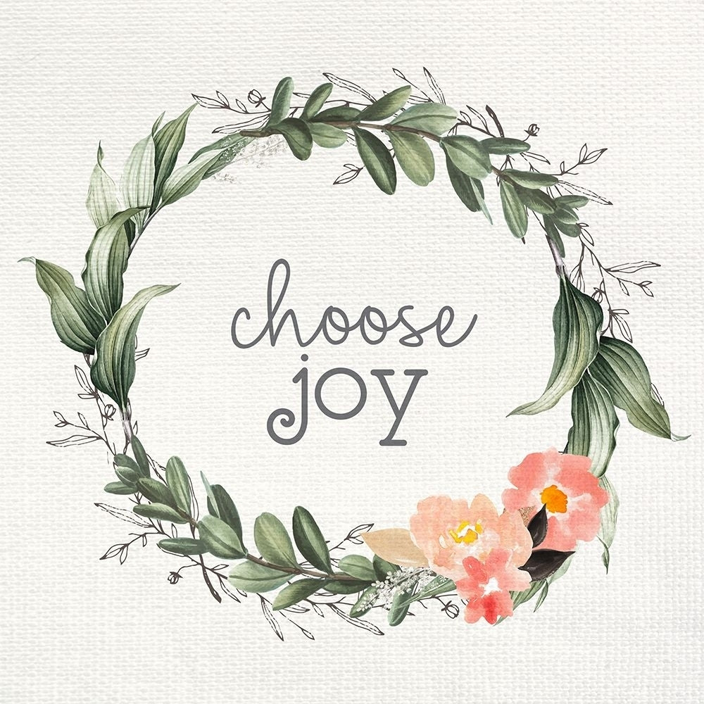 Choose Joy Greens Poster Print - Kimberly Allen-VARPDXKASQ3580A Image 1