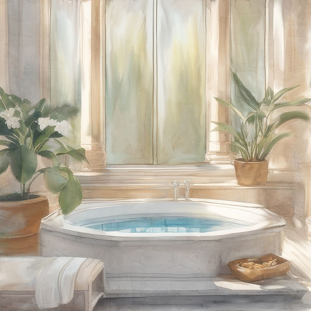 Serenity Bath 2 Poster Print - Kimberly Allen-VARPDXKASQ3674B Image 1