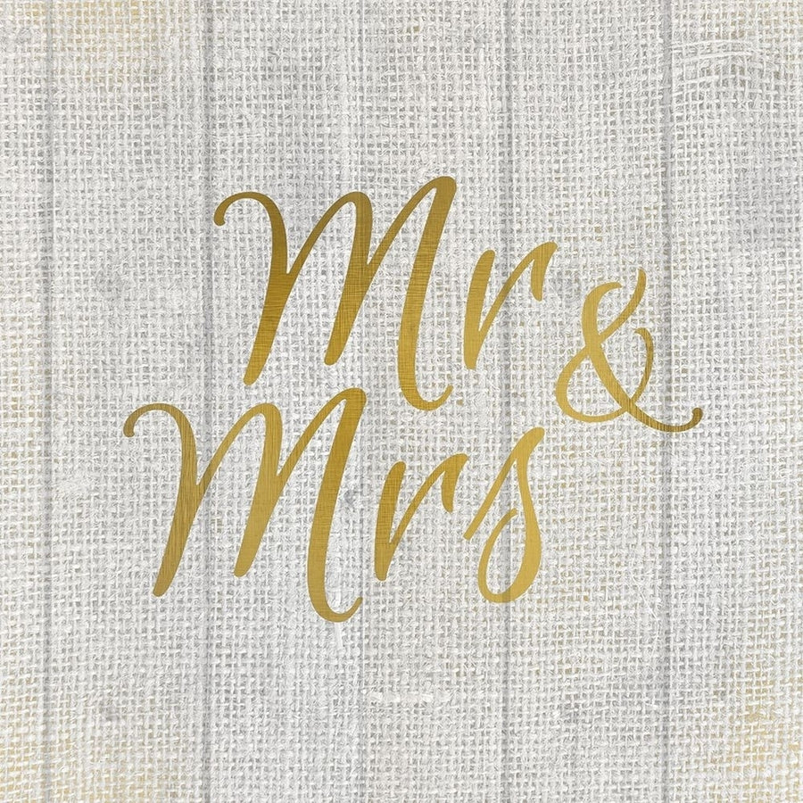 Mr and Mrs Burlap Poster Print by Allen Kimberly-VARPDXKASQ765C Image 1