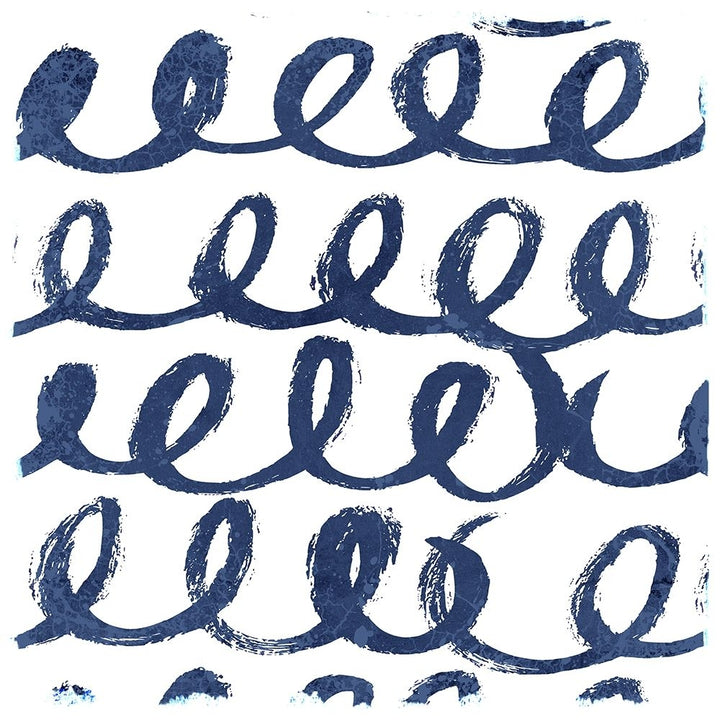 Indigo Scribbles 1 Poster Print by Kimberly Allen-VARPDXKASQ836A Image 1