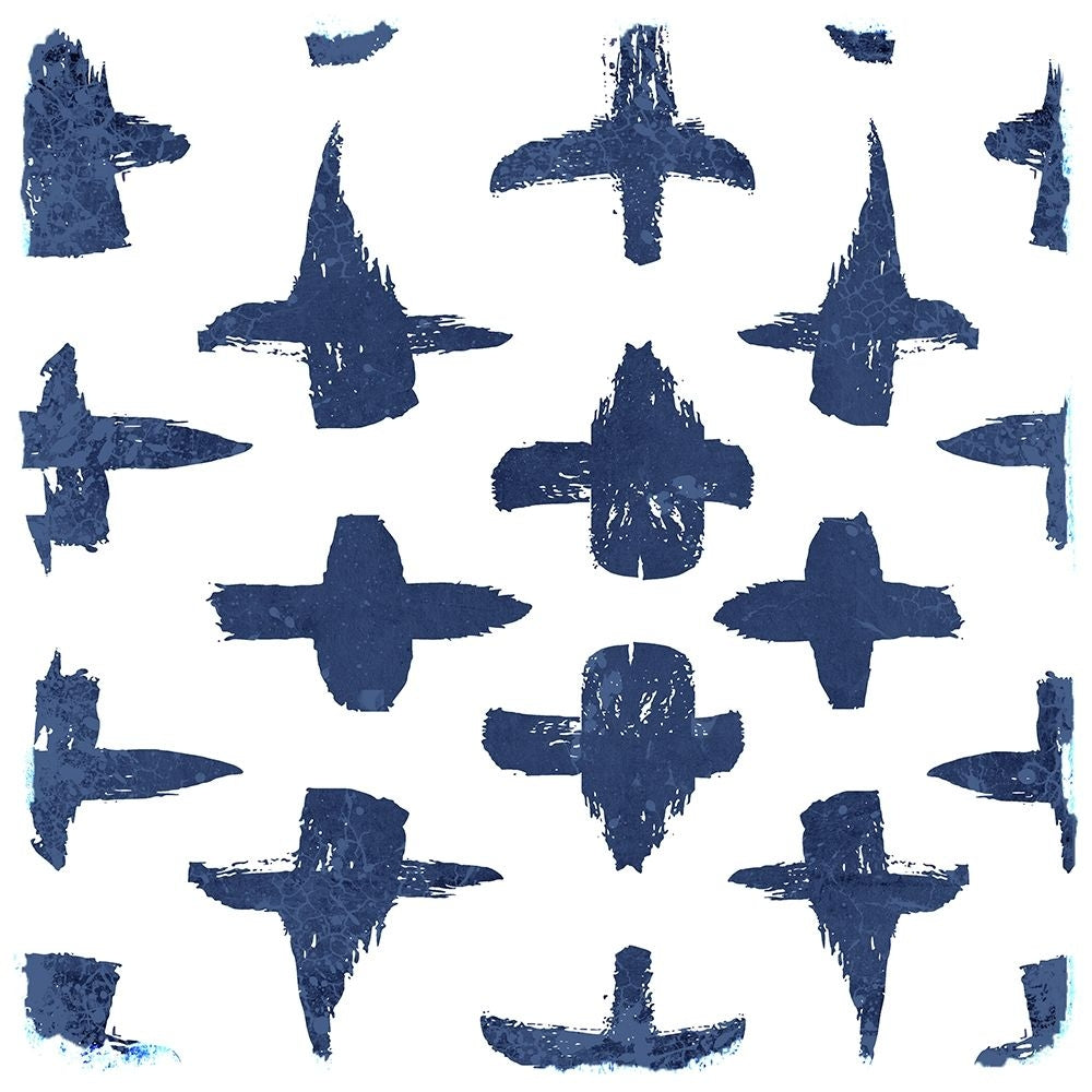 Indigo Scribbles 3 Poster Print by Kimberly Allen-VARPDXKASQ836C Image 1