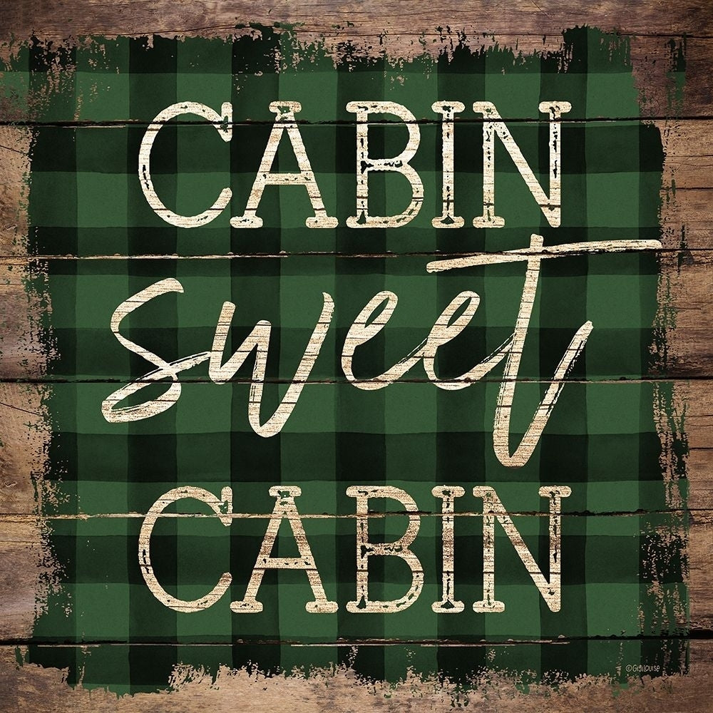 Cabin Sweet Cabin Poster Print by Gigi Louise-VARPDXKBSQ017A Image 1