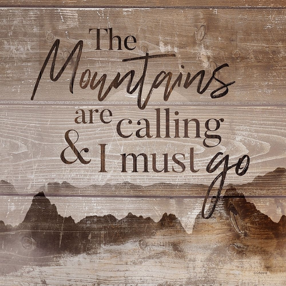 Mountains Calling Poster Print by Gigi Louise-VARPDXKBSQ018A Image 1