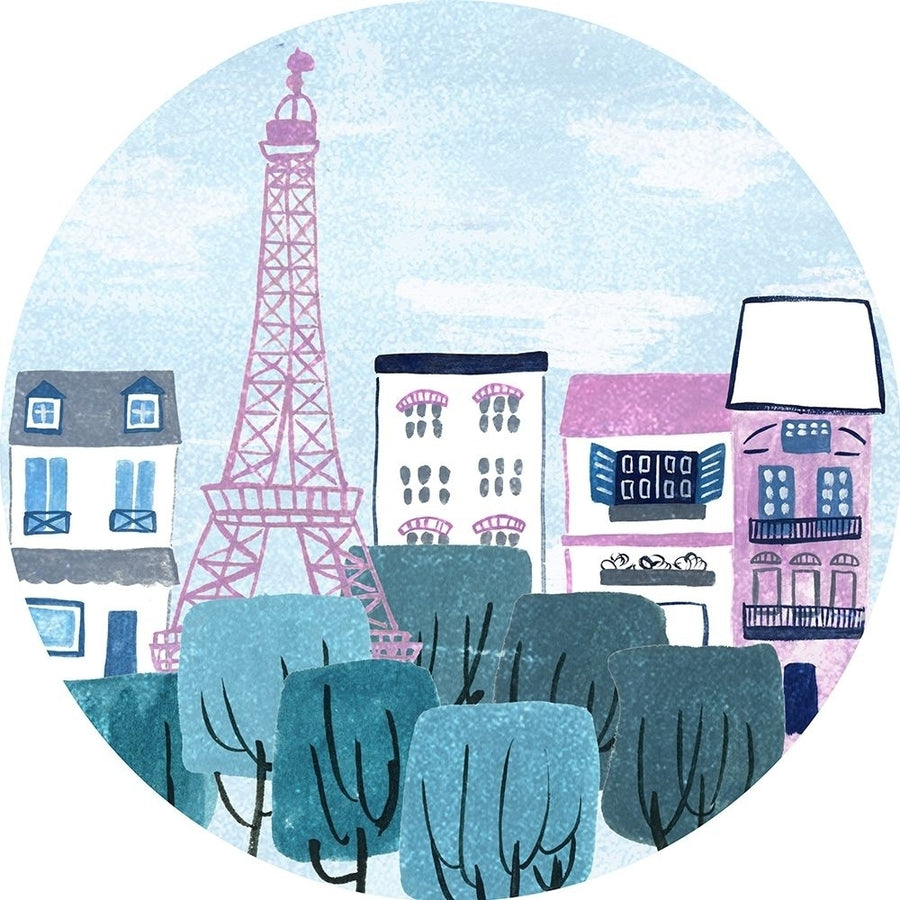 Bonjour Paris Collection C Poster Print - Melissa Wang-VARPDXL000586C Image 1