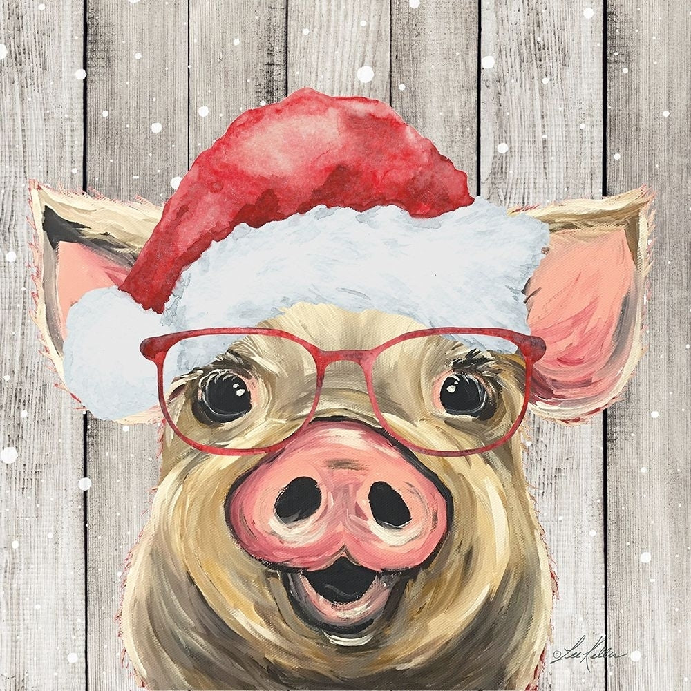 Christmas Pig I Poster Print - Lee Keller-VARPDXLK136 Image 1