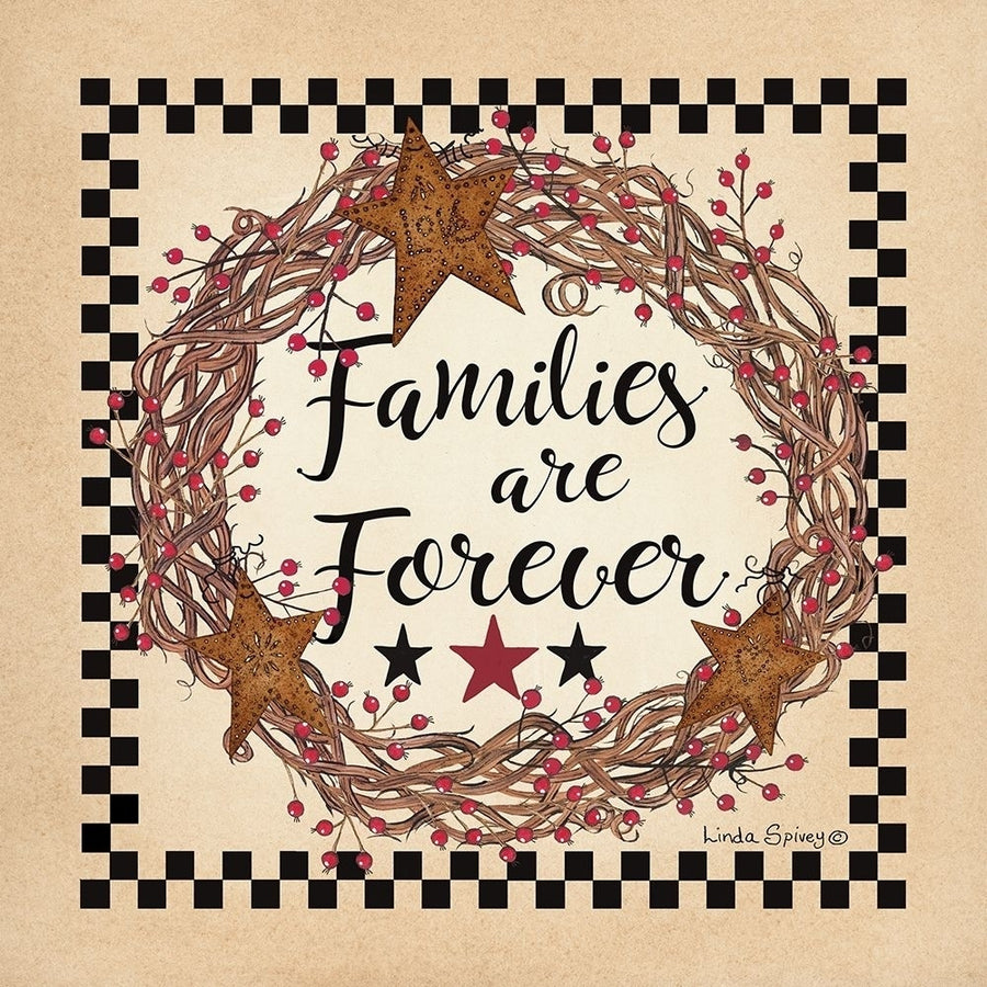 Family Wreath Poster Print by Linda Spivey-VARPDXLS1760 Image 1