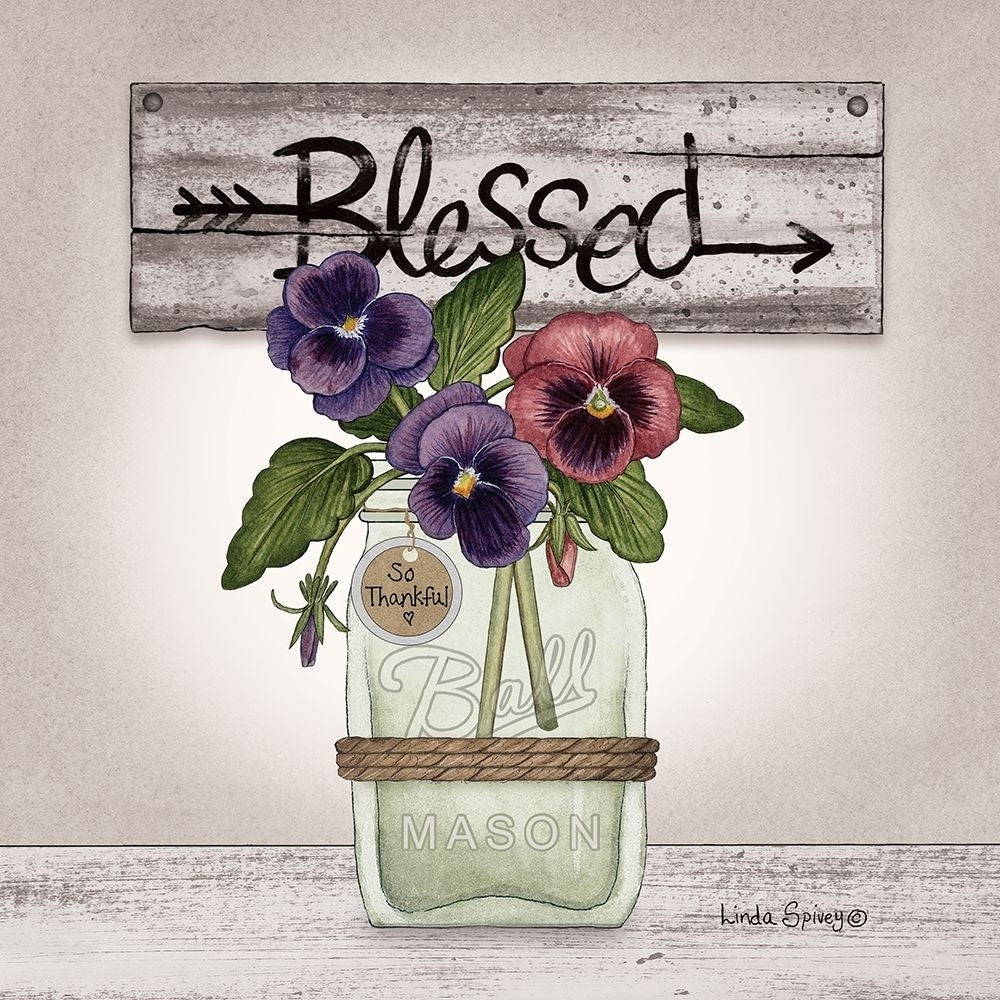 Pansy Blessing by Linda Spivey-VARPDXLS1847 Image 1