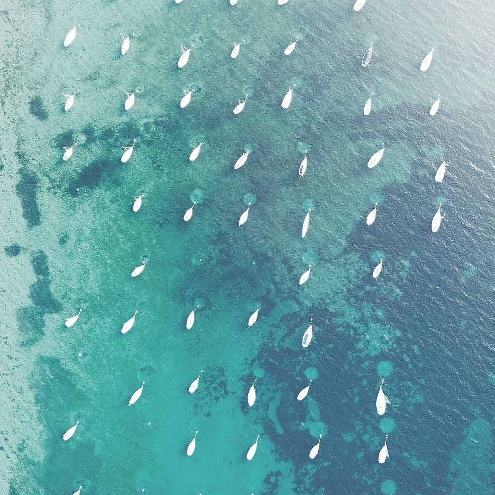 Boats in Tropical Waters by Leah Straatsma-VARPDXLSSQ018A Image 1