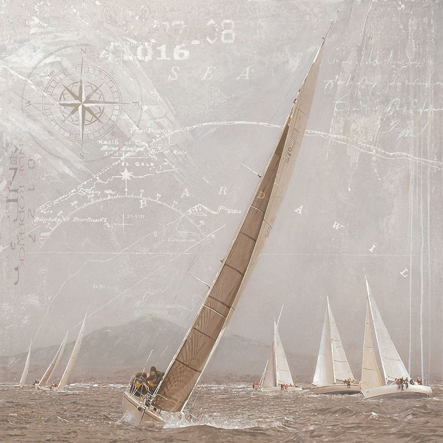 Sailboat Races I Poster Print by Unknown Unknown-VARPDXM7151 Image 1