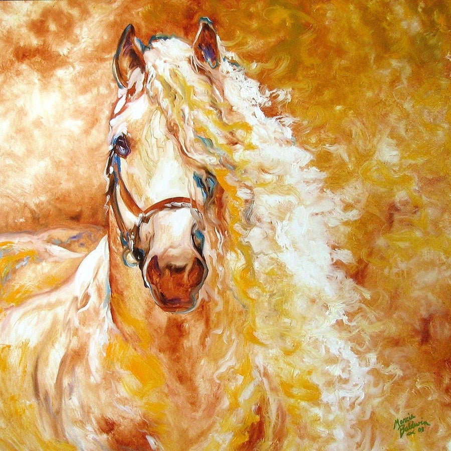 Golden Grace Andalusian Equine Poster Print - Marcia Baldwin-VARPDXMARCBA225322 Image 1