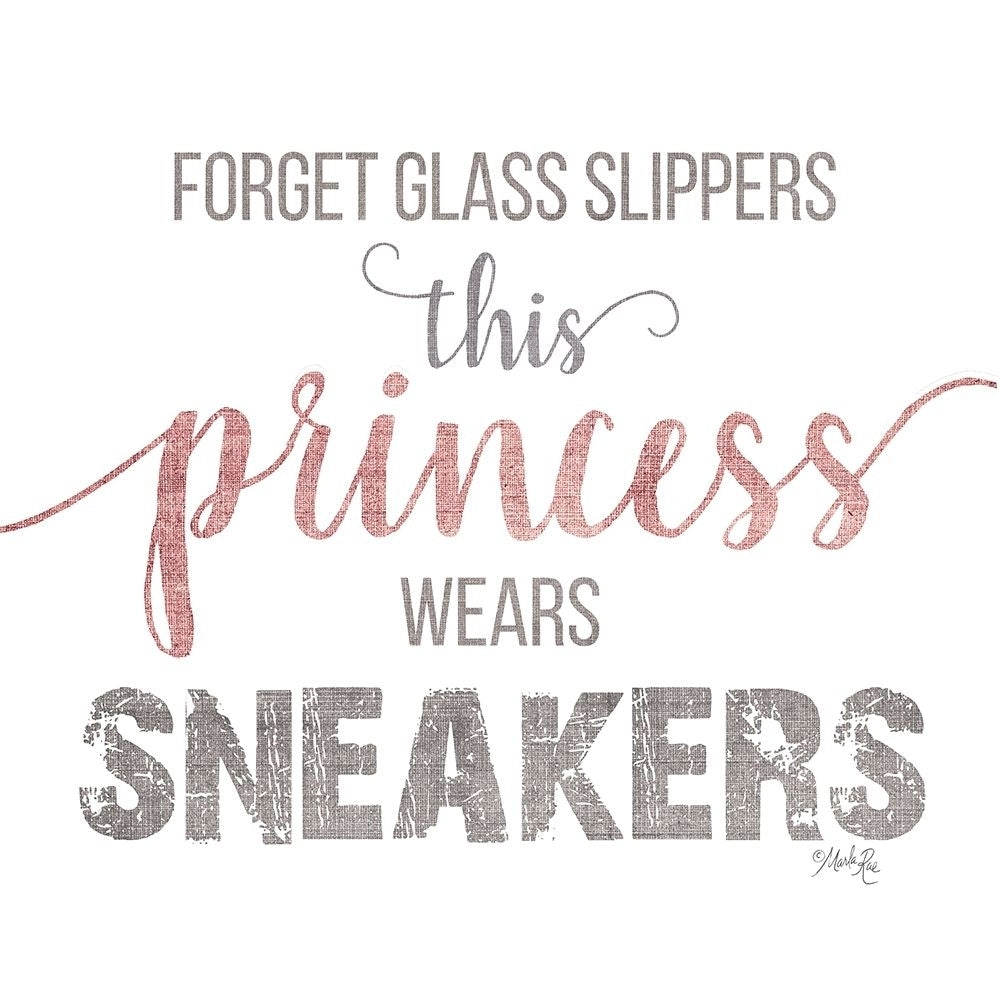 This Princess Wears Sneakers Poster Print by Marla Rae-VARPDXMAZ5507 Image 1