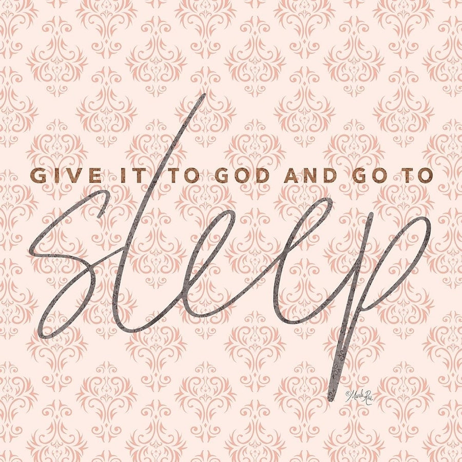 Give it to God - Coral Poster Print by Marla Rae-VARPDXMAZ5554 Image 1