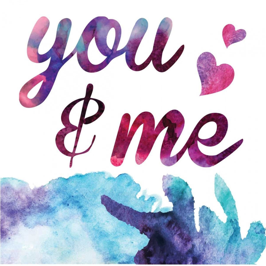 Watercolor Love 4 Poster Print by Melody Hogan-VARPDXMHSQ120D Image 1