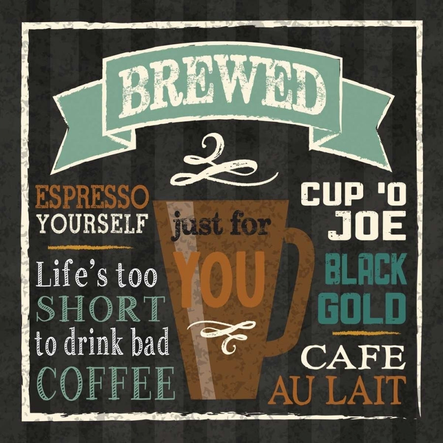 Brew Chalk 2 Poster Print by Melody Hogan-VARPDXMHSQ151E Image 1