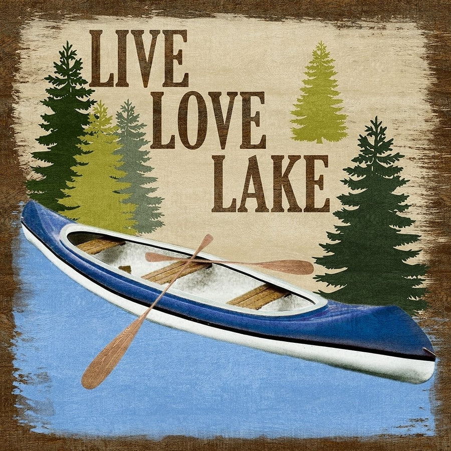 Live Love Lake Poster Print by Marcus Prime-VARPDXMPSQ125A Image 1