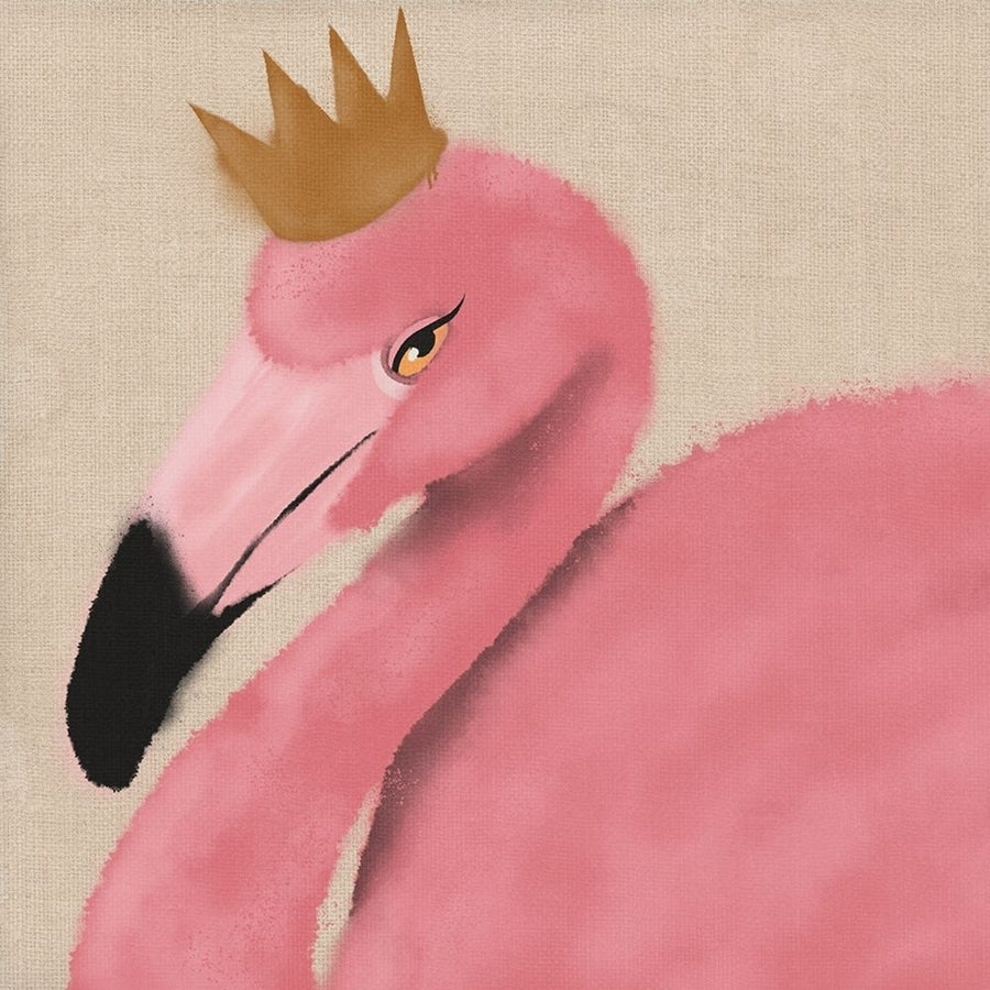 Flamingo King 1 Poster Print by Marcus Prime-VARPDXMPSQ220A Image 1