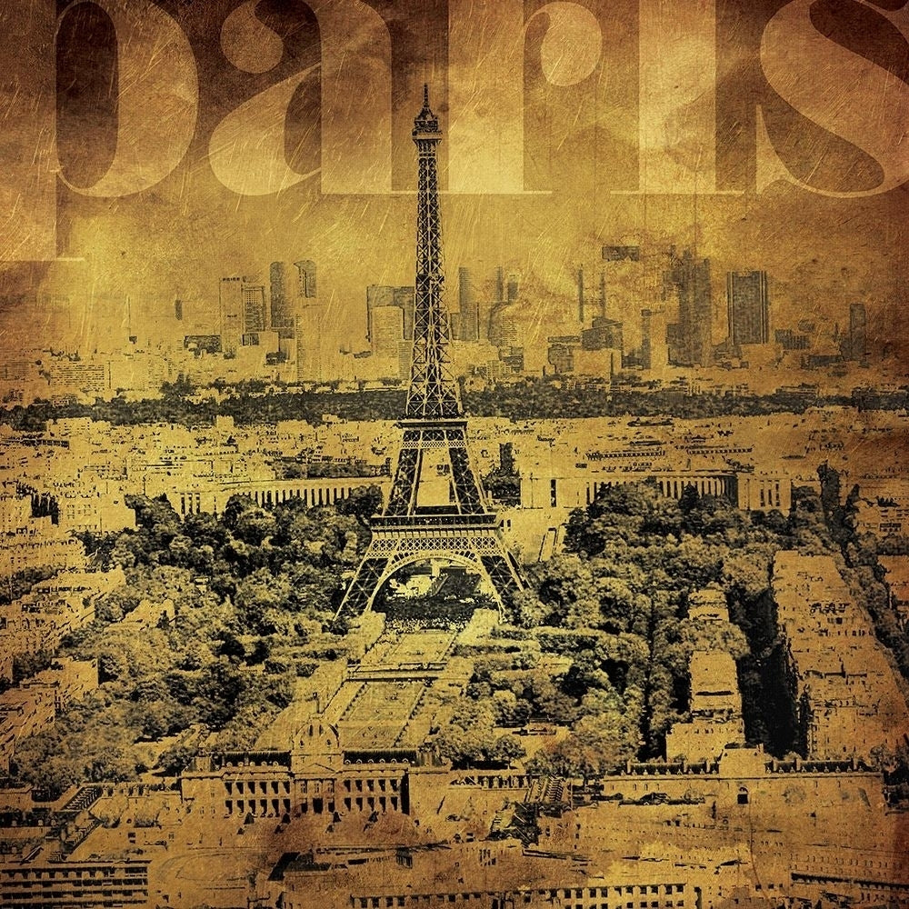 Golden Paris Poster Print by Mlli Villa-VARPDXMVSQ004B Image 1