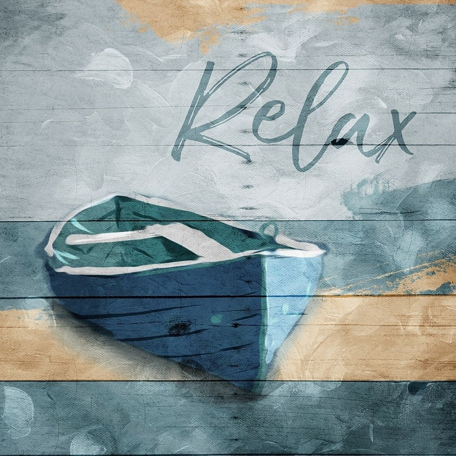 Relax Boat Poster Print by Mlli Villa-VARPDXMVSQ172B Image 1