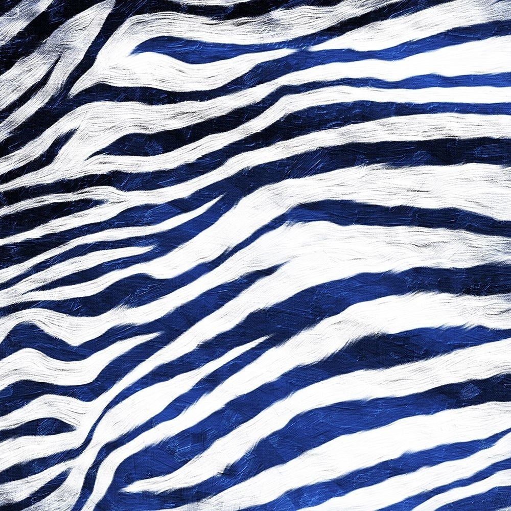 Indigo Zebra Poster Print by Milli Villa-VARPDXMVSQ123A Image 2