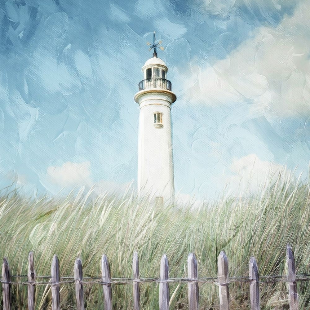 Light House On The Hill Poster Print by Mlli Villa-VARPDXMVSQ175A Image 1