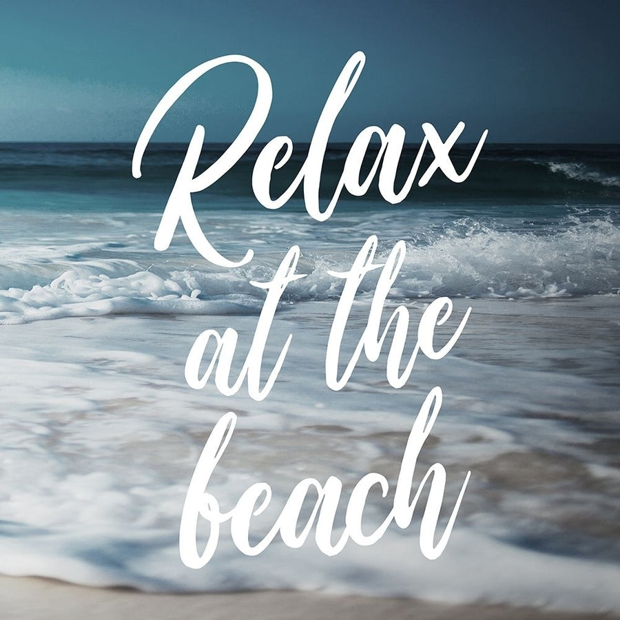 Relax At The Beach Poster Print by Mlli Villa-VARPDXMVSQ369B Image 1