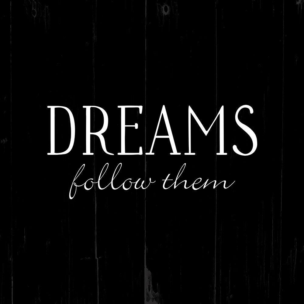 Dreams Black Poster Print by Mlli Villa-VARPDXMVSQ402A Image 1