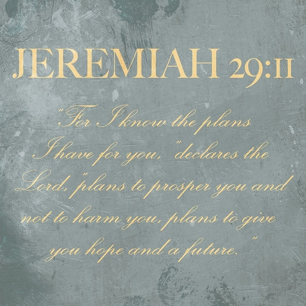 Jeremiah 29:11 Poster Print by Mlli Villa-VARPDXMVSQ419A Image 1